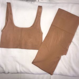 TLA by Morgan Stewart Legging/Sports Bra Set